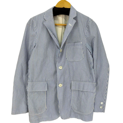 ビームスプラス BEAMS+ 3B Jacket Seersucker シアサッカー ストライプ メンズ JPN:S