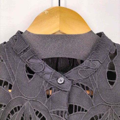アイテムズアーバンリサーチ ITEMS URBAN RESEARCH レースクロップドシャツ レディース FREE