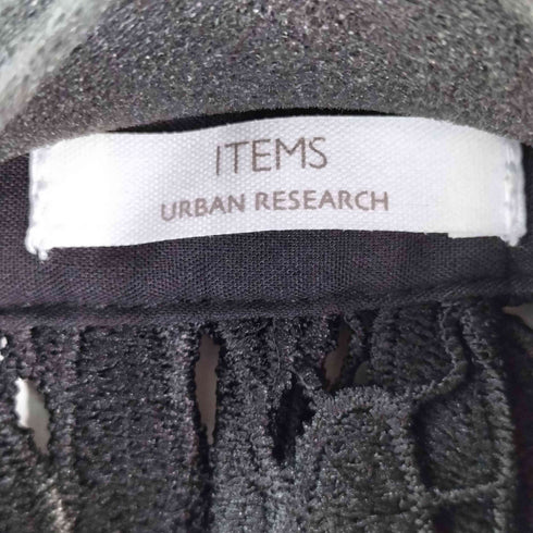 アイテムズアーバンリサーチ ITEMS URBAN RESEARCH レースクロップドシャツ レディース FREE