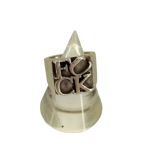 F JewelryProducts Silver925 Fuck Ring メンズ 9号