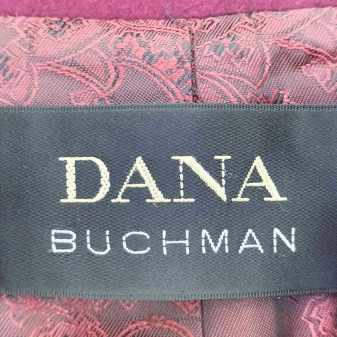 DANA BUCHMAN 裏地ペイズリー柄 カシミヤ100 チェスターコート レディース 10
