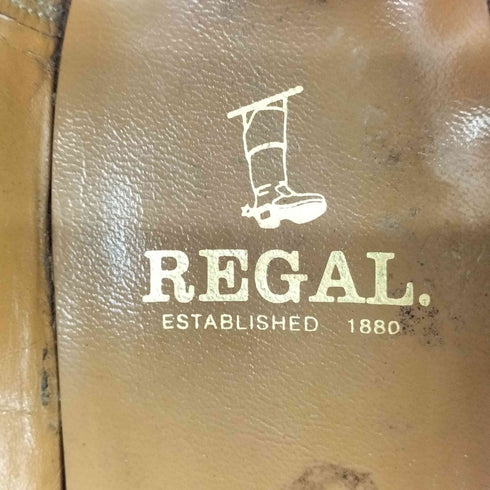 リーガル REGAL レザー ウィングチップ タッセル ローファー メンズ 25 1/2