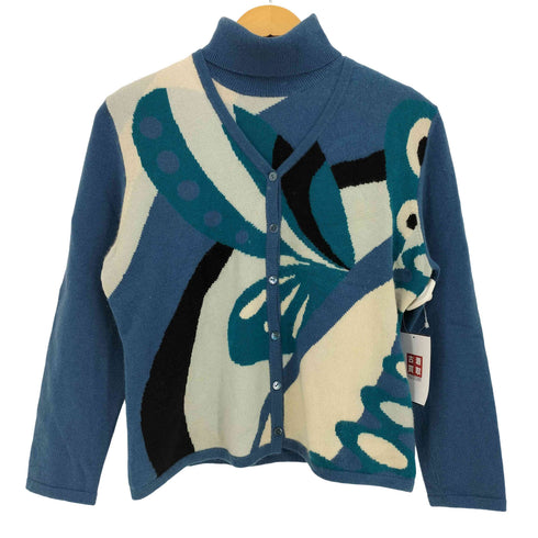 ハナエモリ HANAE MORI カシミヤ100 総柄 アンサンブル レディース JPN:M