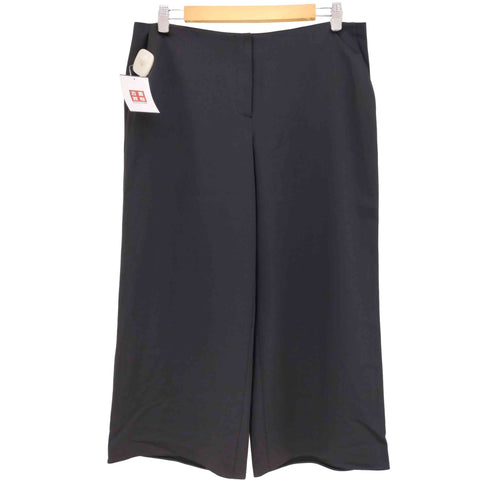 アルマーニコレツィオーニ ARMANI COLLEZIONI ポリ100 ワイドスラックス レディース 46