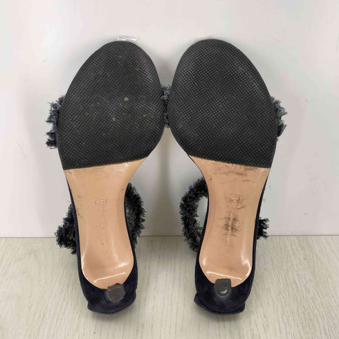 ジャンビトロッシ Gianvito Rossi フリンジ ストラップ サンダル レディース 37