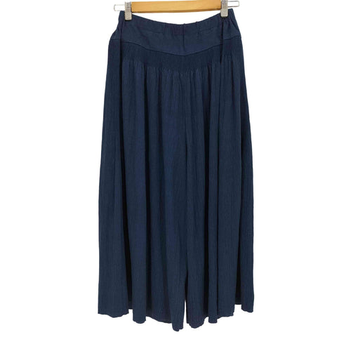 イッセイミヤケ ISSEY MIYAKE 12ss リネン アクリル ネップ プリーツ パンツ レディース JPN:2