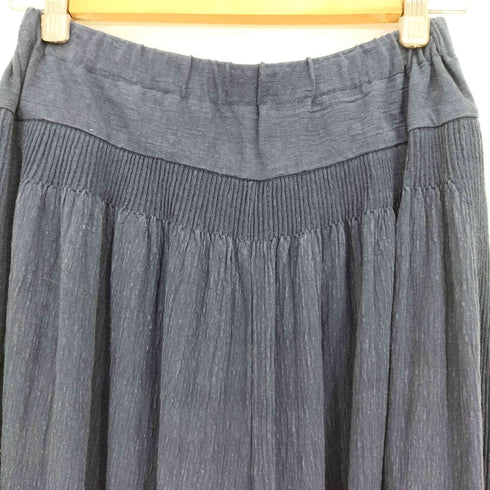 イッセイミヤケ ISSEY MIYAKE 12ss リネン アクリル ネップ プリーツ パンツ レディース JPN:2
