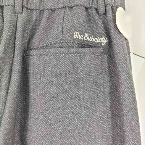 サブサエティ Subciety Herringbone side zip wide slacks メンズ JPN:M