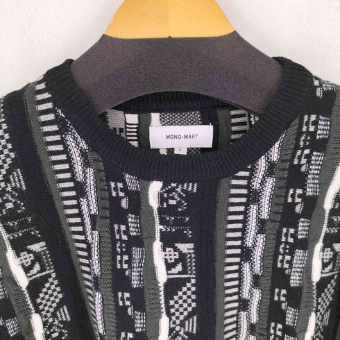 モノマート MONO-MART S/S 3Dケーブルニット メンズ JPN:L