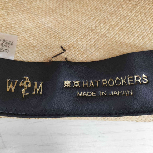 ワコマリア WACKO MARIA 東京HAT ROCKERS 麦わらハット メンズ L