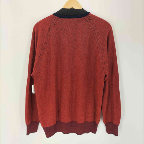トーガビリリース TOGA VIRILIS TOGA ARCHIVES WOOL JACQUARD KNIT CARDIGAN ウール ジャガード ニット カーディガン ラメ レーヨン混 スナップボタン メンズ JPN:48