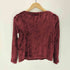 ベースレンジ BASERANGE ベロア ベルデット L/S クロップド トップ カットソー レディース JPN:XS