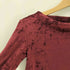 ベースレンジ BASERANGE ベロア ベルデット L/S クロップド トップ カットソー レディース JPN:XS
