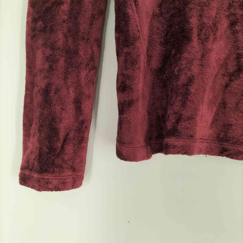 ベースレンジ BASERANGE ベロア ベルデット L/S クロップド トップ カットソー レディース JPN:XS