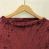 ベースレンジ BASERANGE ベロア ベルデット L/S クロップド トップ カットソー レディース JPN:XS