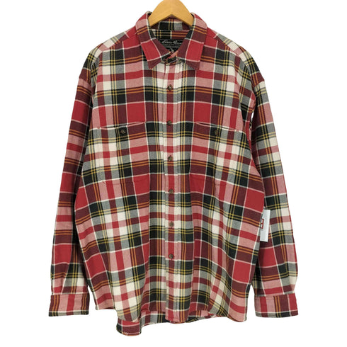 エディーバウアー Eddie Bauer 2ポケットネルシャツ メンズ L
