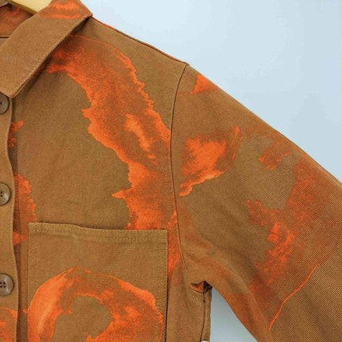 ステューシー Stussy Printed Chore Coat 'Clay' レディース import:S