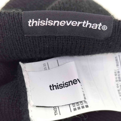 ディスイズネバーザット thisisneverthat SP-Logo 2way Beanie メンズ