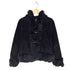 グリーンレーベルリラクシング GREEN LABEL RELAXING pig leather&rabbit fur ピッグレザー&ラビットファー ファー切替ダッフルコート Y2K レディース 38