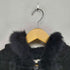 グリーンレーベルリラクシング GREEN LABEL RELAXING pig leather&rabbit fur ピッグレザー&ラビットファー ファー切替ダッフルコート Y2K レディース 38