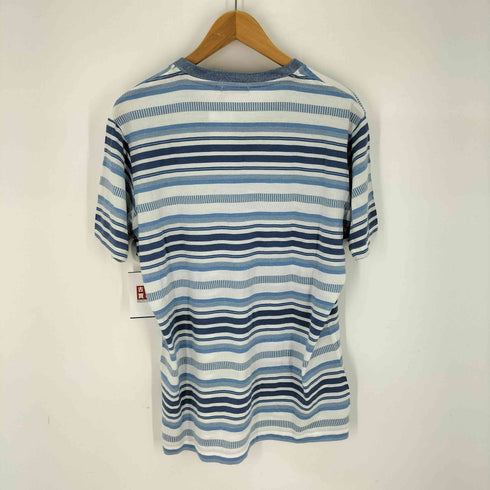 エポカウォモ Epoca uomo Vネック ボーダー S/S TEE メンズ 50