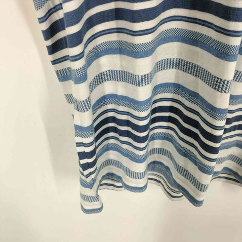エポカウォモ Epoca uomo Vネック ボーダー S/S TEE メンズ 50