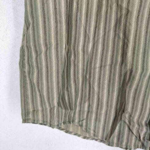 クレイボーン Claiborne ストライプシルクシャツ メンズ JPN:XL