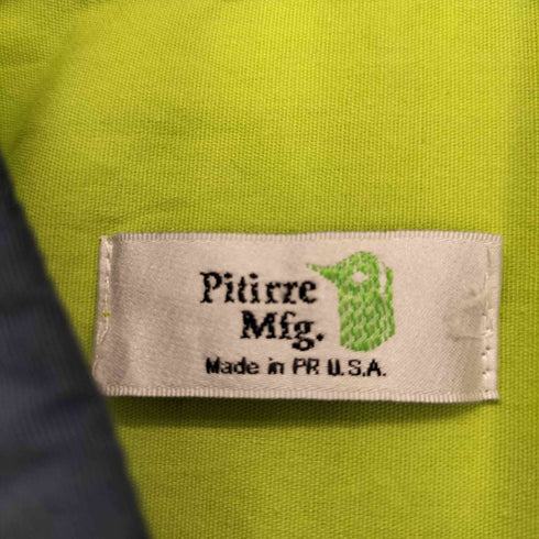 Pitirre Mfg USA製 ロゴ刺繍 ワークシャツ メンズ