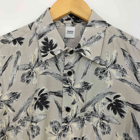 タケオキクチ TAKEO KIKUCHI レーヨンフラワープリントシャツ メンズ JPN:2