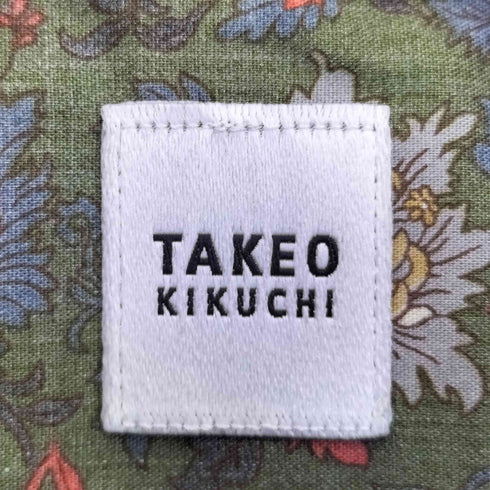 タケオキクチ TAKEO KIKUCHI フローラルパターン 総柄プリント シャツ メンズ JPN:2