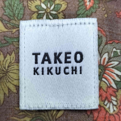 タケオキクチ TAKEO KIKUCHI フローラルパターン 総柄プリント シャツ メンズ JPN:2