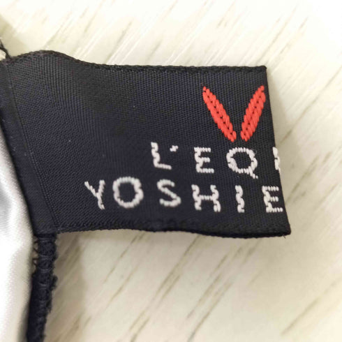 レキップヨシエイナバ LEQUIPE YOSHIE INABA ポルカドット スキッパーカラー ブラウス イージースカートセットアップ レディース 13