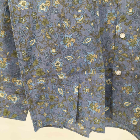タケオキクチ TAKEO KIKUCHI フローラルパターン 総柄プリント シャツ メンズ JPN:2