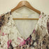 Lully x Cositamo イタリア製 フラワーデザイン レースブラウス レディース import:L