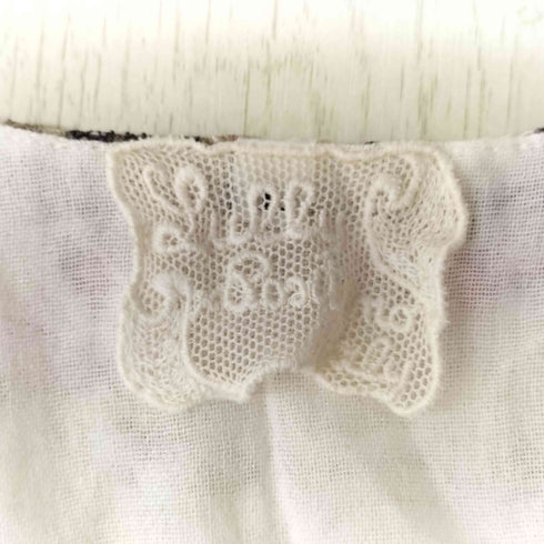 Lully x Cositamo イタリア製 フラワーデザイン レースブラウス レディース import:L
