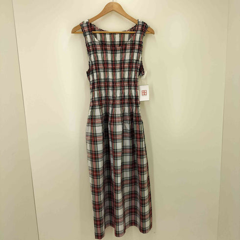JUST BIGI ランダムプリーツ タータンチェック シャツ/ワンピース セットアップ レディース 31A