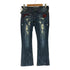 AFFLICTION ダメージ加工 フレアデニムパンツ y2k レディース 28