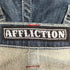 AFFLICTION ダメージ加工 フレアデニムパンツ y2k レディース 28