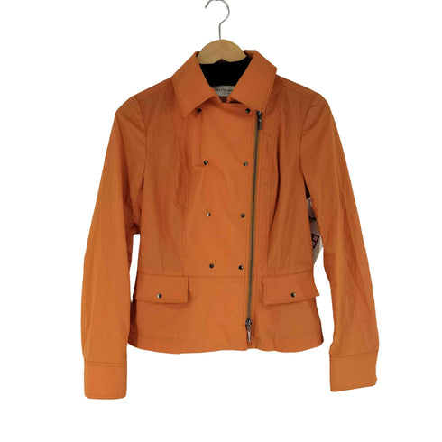トラサルディ TRUSSARDI ナイロン ライダースジャケット レディース 40
