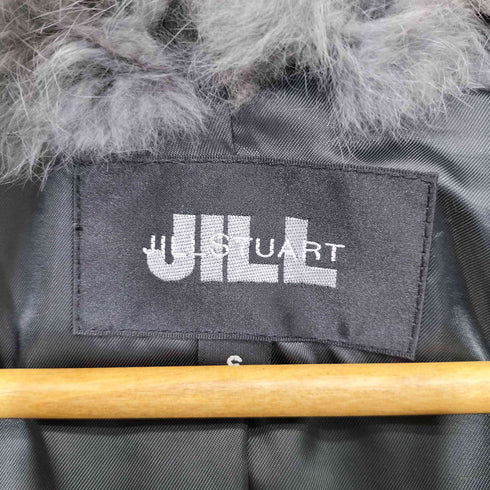 ジルスチュアート JILLSTUART 短丈 フーデッド ラビットファー ジャケット レディース JPN:S