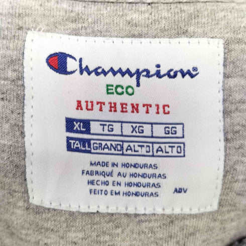 チャンピオン Champion champion eco authentic プルオーバー スウェット ジップ レディース XL