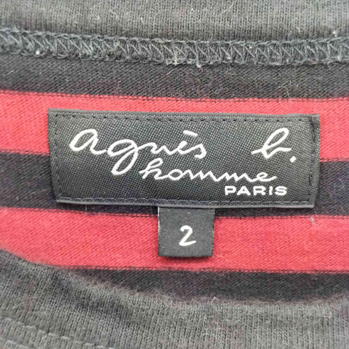 アニエスベーオム Agnes b.homme J008 TS ボーダー Tシャツ メンズ 2