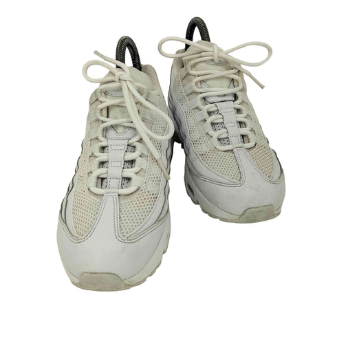ナイキ NIKE W AIR MAX 95 WHITE/WHITE-METALLIC SILVER レディース JPN:25