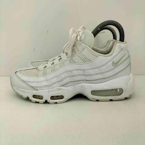 ナイキ NIKE W AIR MAX 95 WHITE/WHITE-METALLIC SILVER レディース JPN:25