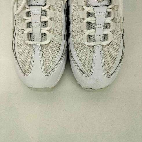 ナイキ NIKE W AIR MAX 95 WHITE/WHITE-METALLIC SILVER レディース JPN:25