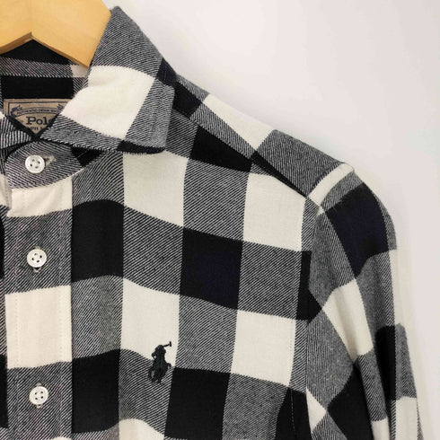 ポロラルフローレン POLO RALPH LAUREN バッファローチェック ポニー刺繍 ネルシャツ レディース import:XS