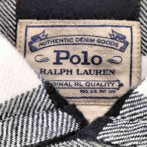 ポロラルフローレン POLO RALPH LAUREN バッファローチェック ポニー刺繍 ネルシャツ レディース import:XS