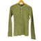 ポロバイラルフローレン Polo by RALPH LAUREN コットン ヘンリーネックTシャツ レディース import:XS