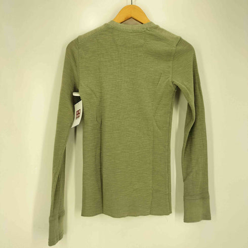 ポロバイラルフローレン Polo by RALPH LAUREN コットン ヘンリーネックTシャツ レディース import:XS