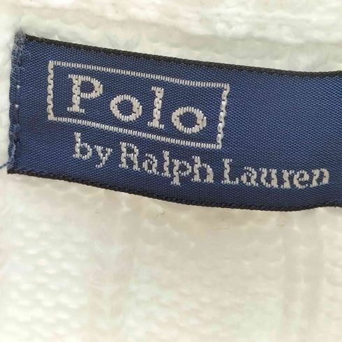 ポロバイラルフローレン Polo by RALPH LAUREN ポニー刺繍 ケーブル編み ショート丈 ハーフジップニット レディース import:XS